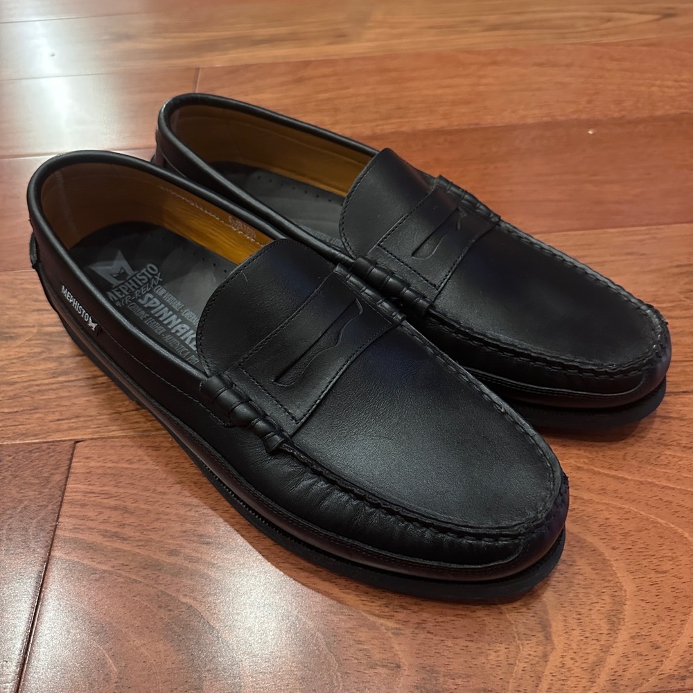 Mephisto Cap Vert Loafers - Size US 11 Elegant black leather loafers Retail $389
